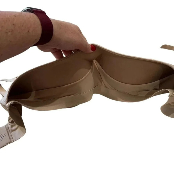 Soma Enbliss Wireless T-Shirt Bra 40DDD Beige Lightly Lined Adjustable - Picture 6 of 9